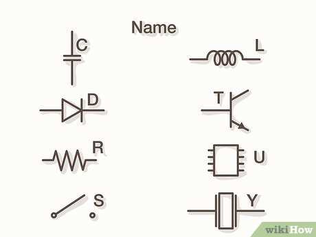how to label a circuit diagram