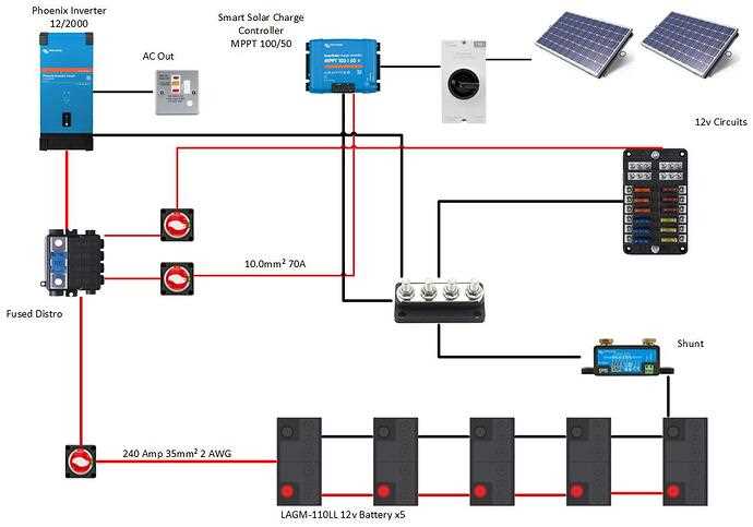 how to show multiple batteries in a schematic diagram