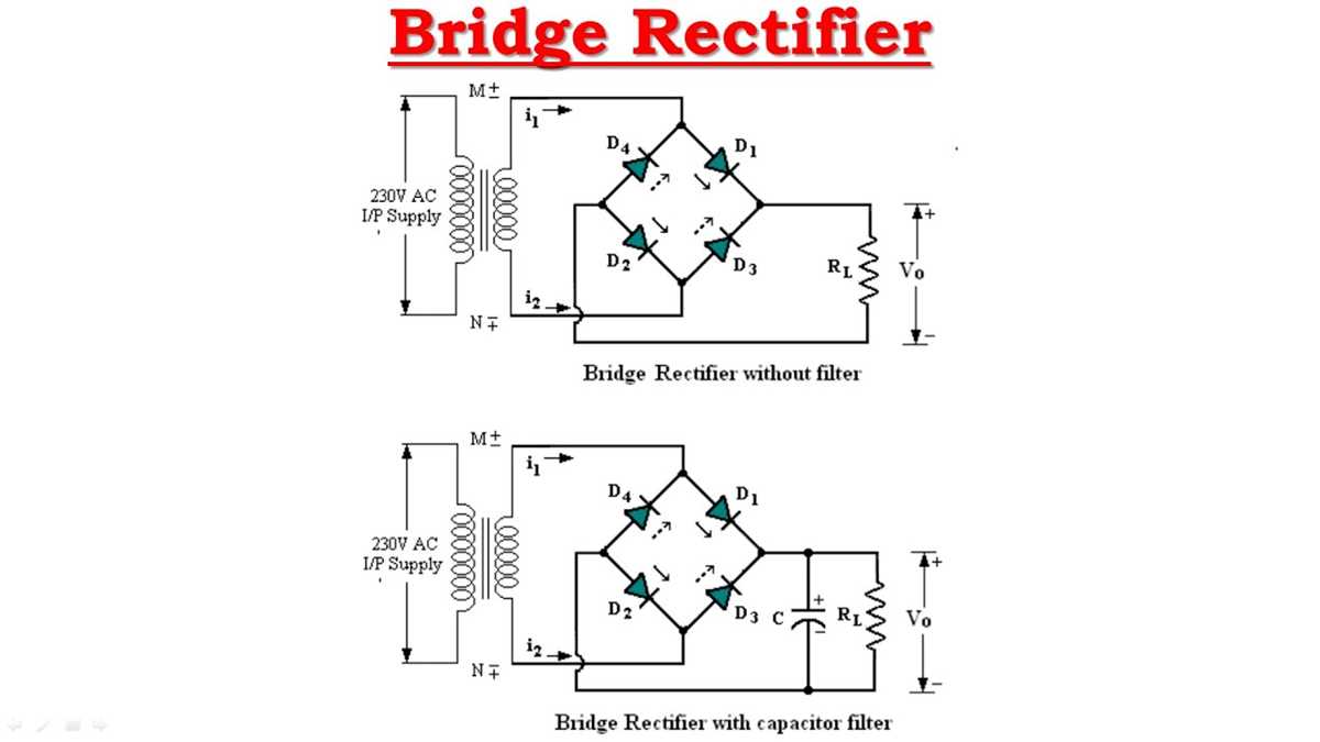 bridge rectifier with filter circuit diagram bridge rectifier with filter circuit diagram