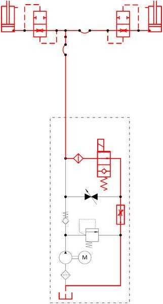 hydraulic circuit diagram