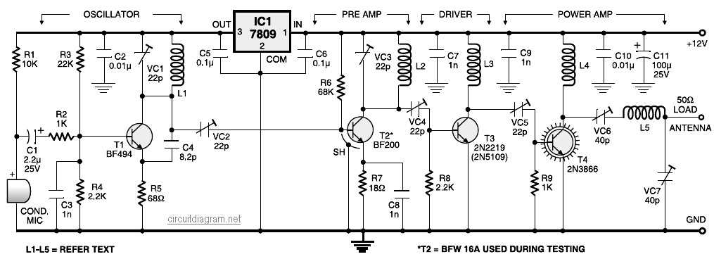 fm modulation circuit diagram fm modulation circuit diagram