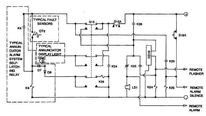 alarm annunciator circuit diagram