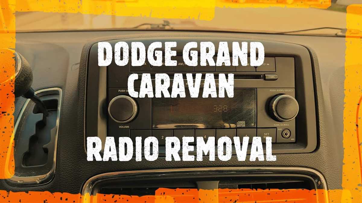 2008 dodge caravan radio wiring diagram