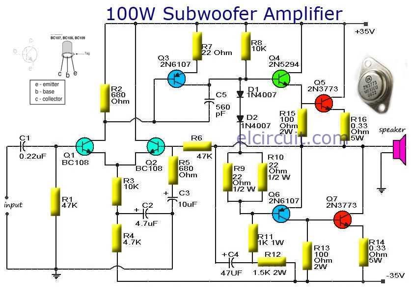 subwoofer amplifier schematic diagram subwoofer amplifier schematic diagram