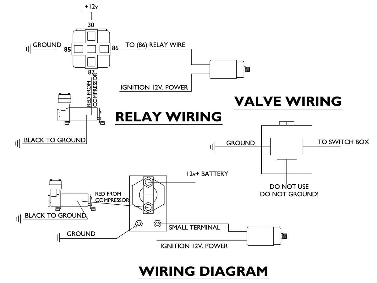 air ride relay wiring diagram