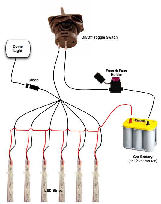 led lights schematic diagram