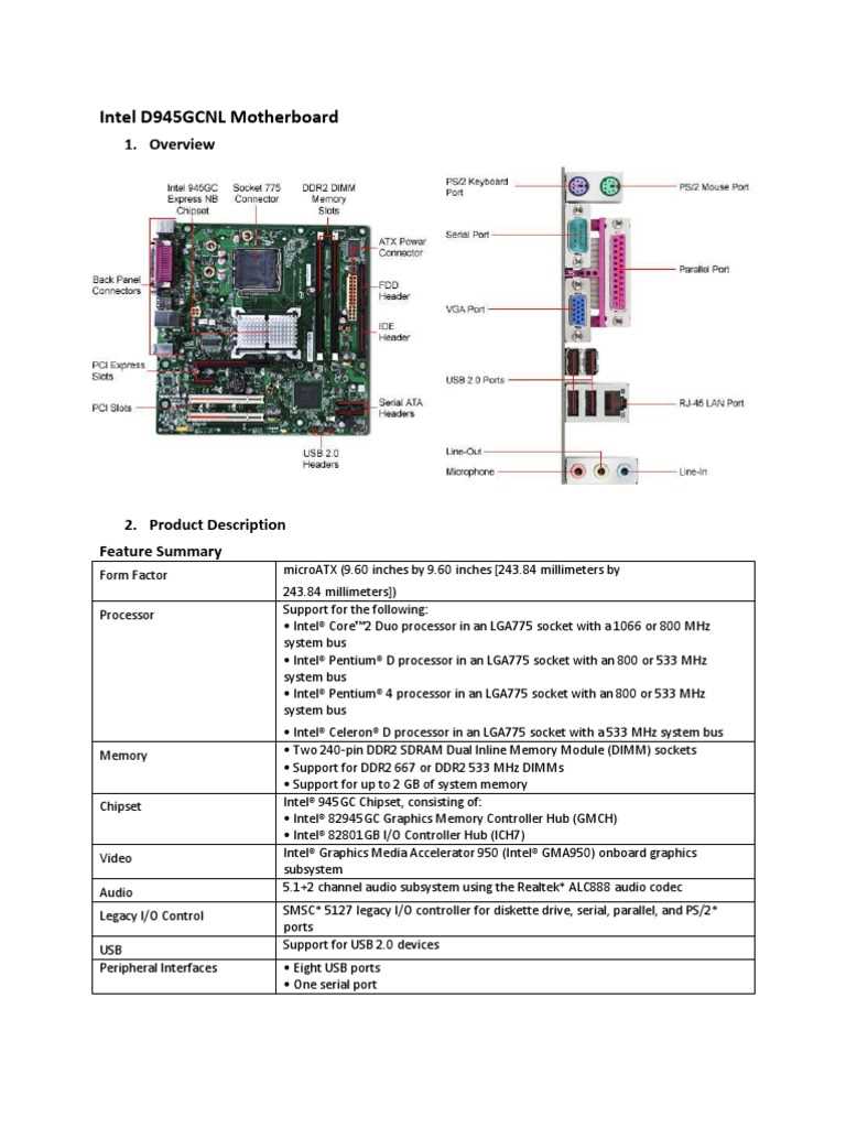 intel 945 motherboard schematic diagram