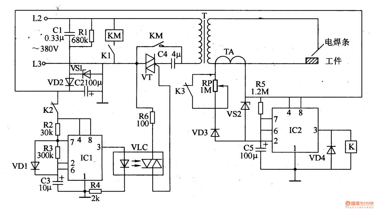 inverter welding schematic circuit diagram