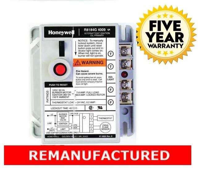 honeywell r8184g4009 wiring diagram