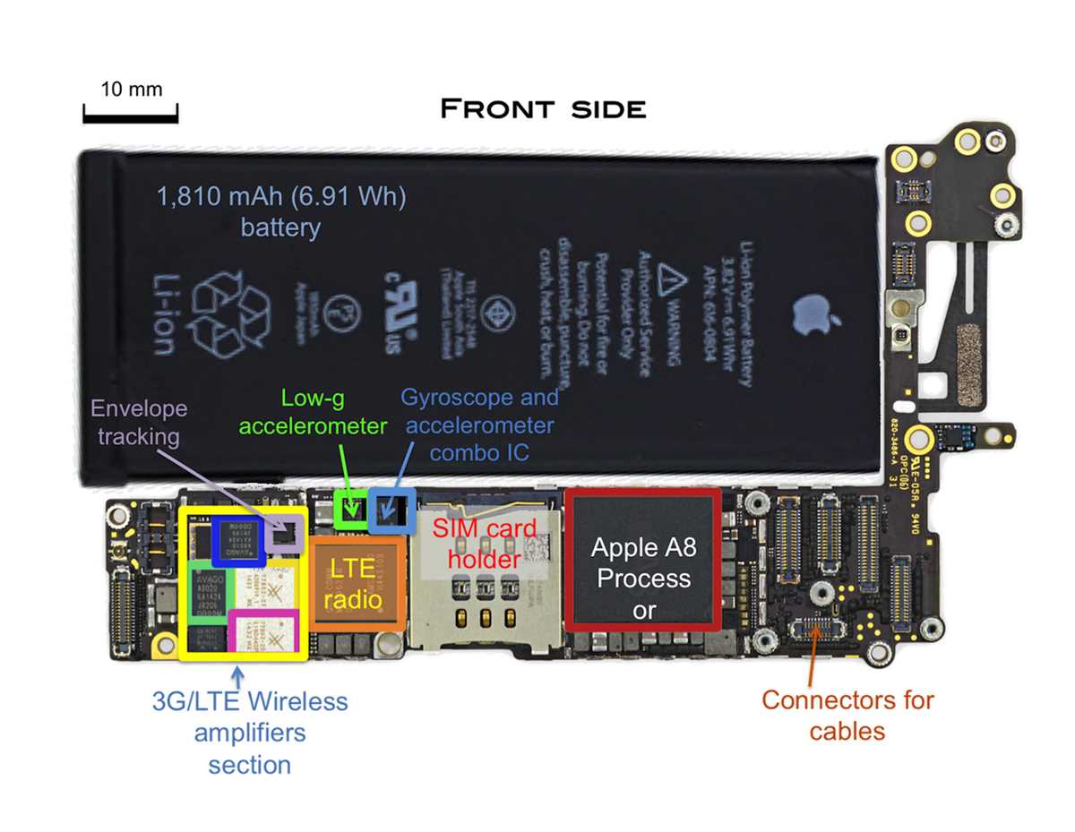 iphone 6 logic board schematic diagram