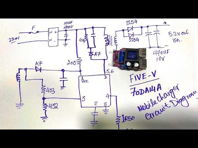 iphone charger circuit diagram