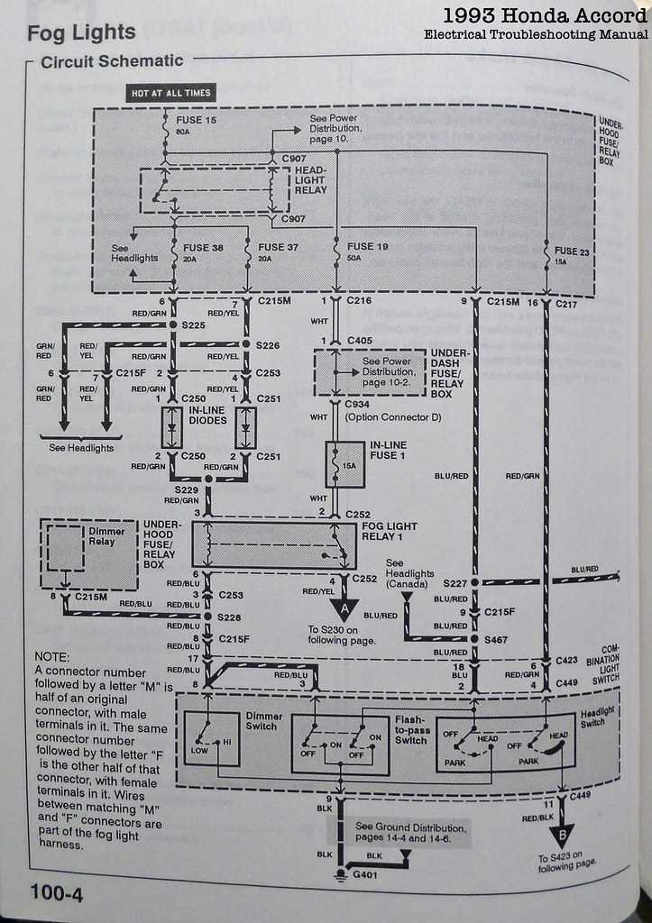 2016 honda accord wiring diagram