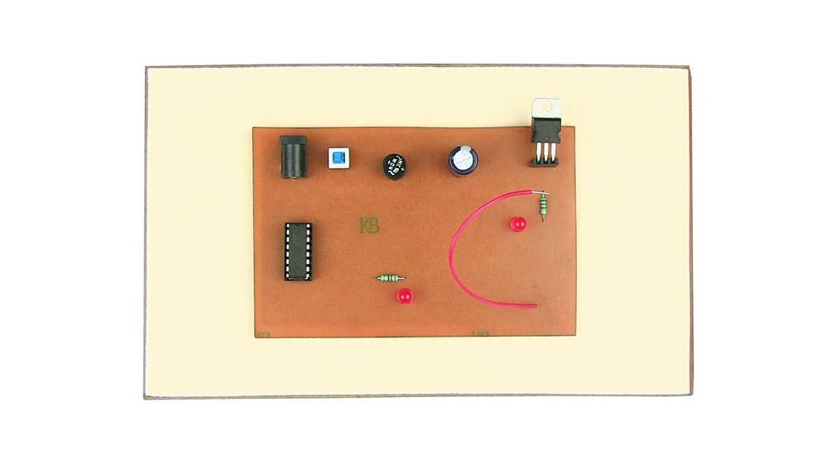 non contact voltage detector circuit diagram