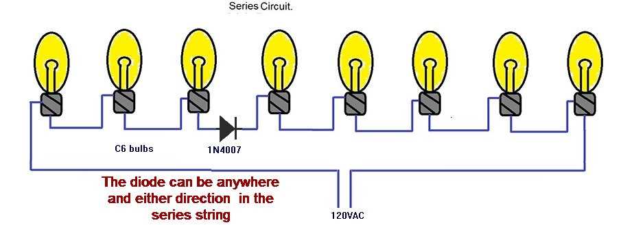 fairy lights circuit diagram