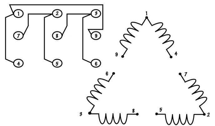9lead motor schematic diagram for wye delta starting 9lead motor schematic diagram for wye delta starting