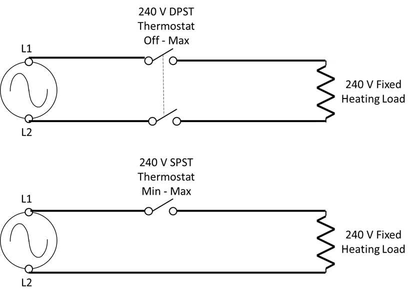 cadet baseboard heater wiring diagram 240v