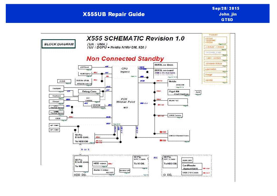 asus x55u schematic diagram