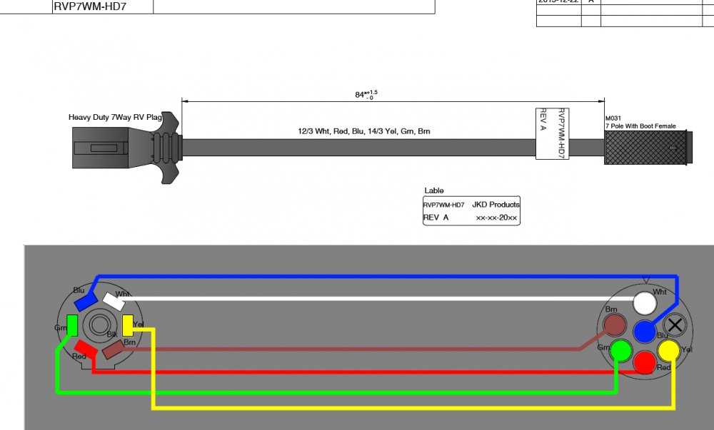 7 way round trailer wiring diagram