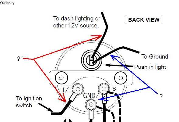 wiring diagram autometer tach