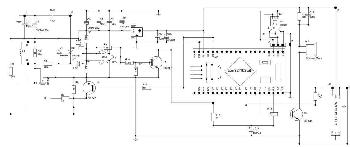 metal detector schematic circuit diagram metal detector schematic circuit diagram
