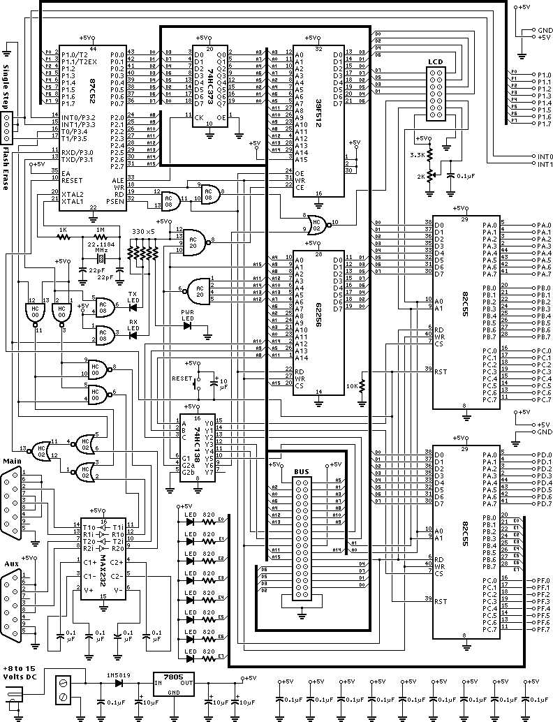 8051 development board schematic diagram 8051 development board schematic diagram