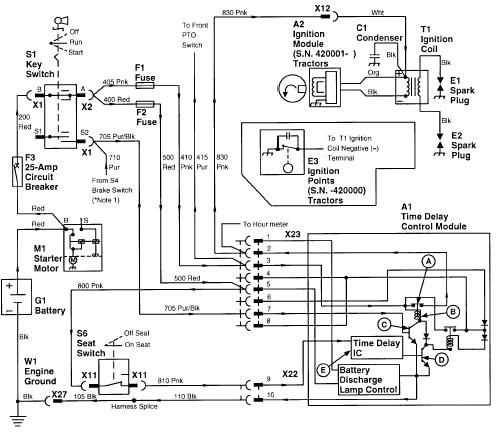 john deere x540 wiring diagram