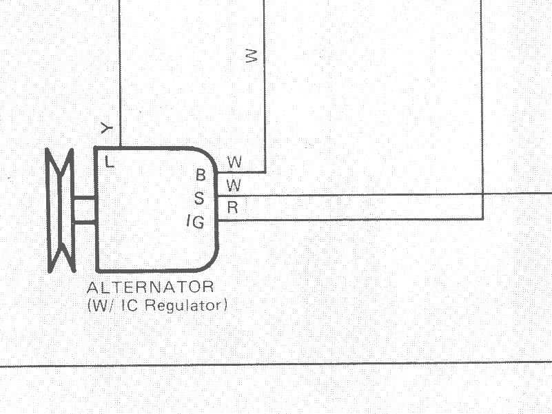 alternator wiring diagram toyota
