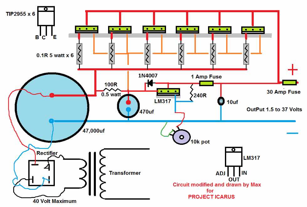 adjustable dc power supply circuit diagram adjustable dc power supply circuit diagram