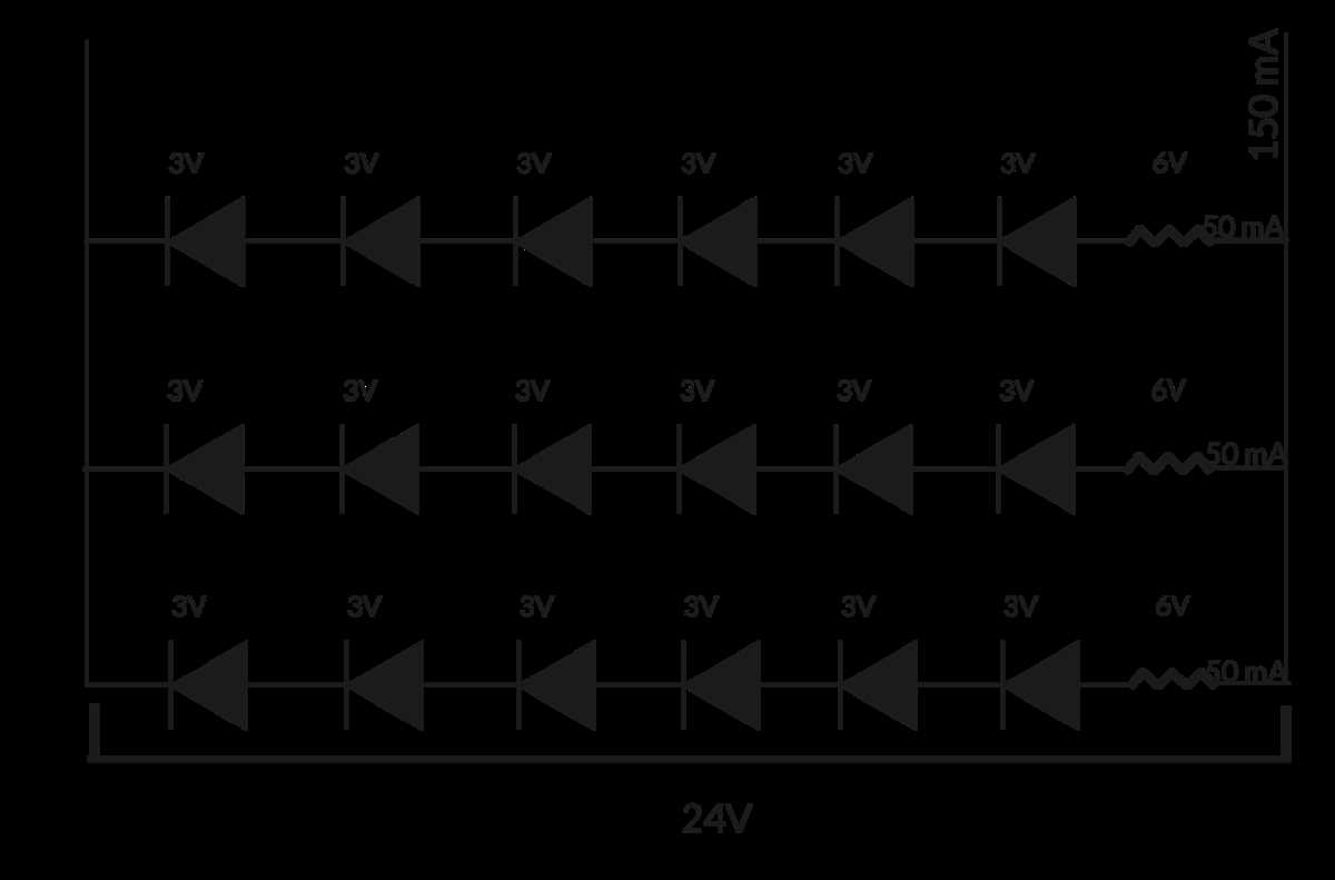 schematic diagram of led