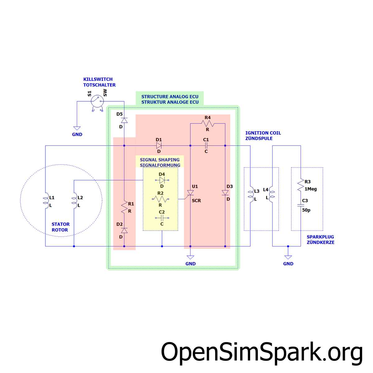 cdi ignition schematic diagram