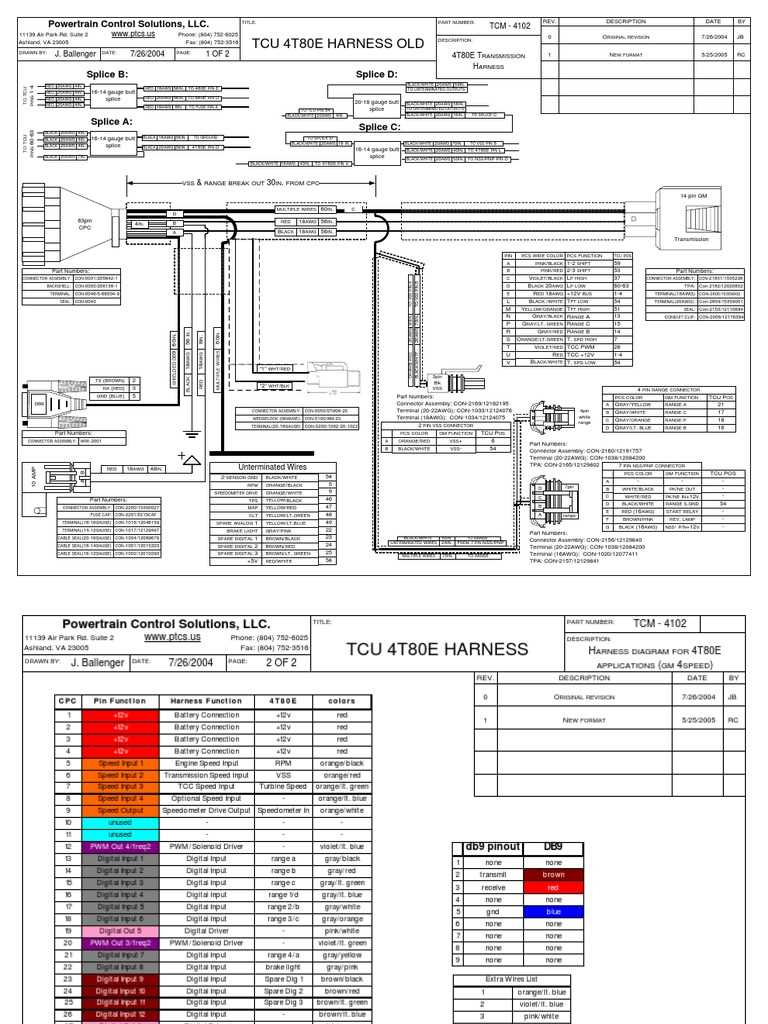 4l80e transmission wiring diagram 4l80e transmission wiring diagram