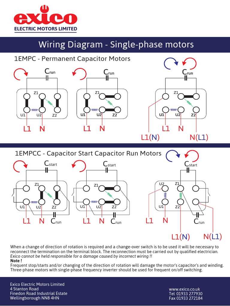 wiring motor diagram