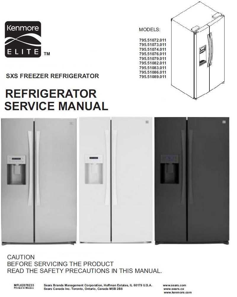 kenmore refrigerator schematic diagram
