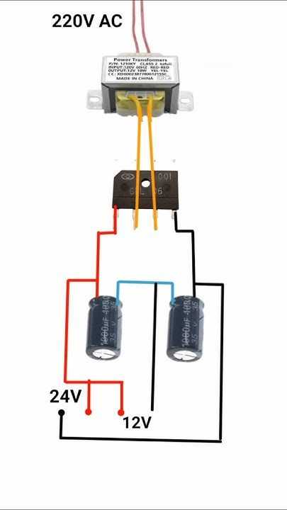 220v to 12v transformer wiring diagram