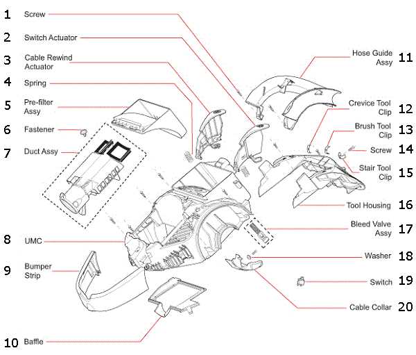dyson vacuum cleaner repair parts schematics diagrams
