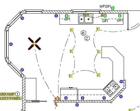 kitchen schematic diagram