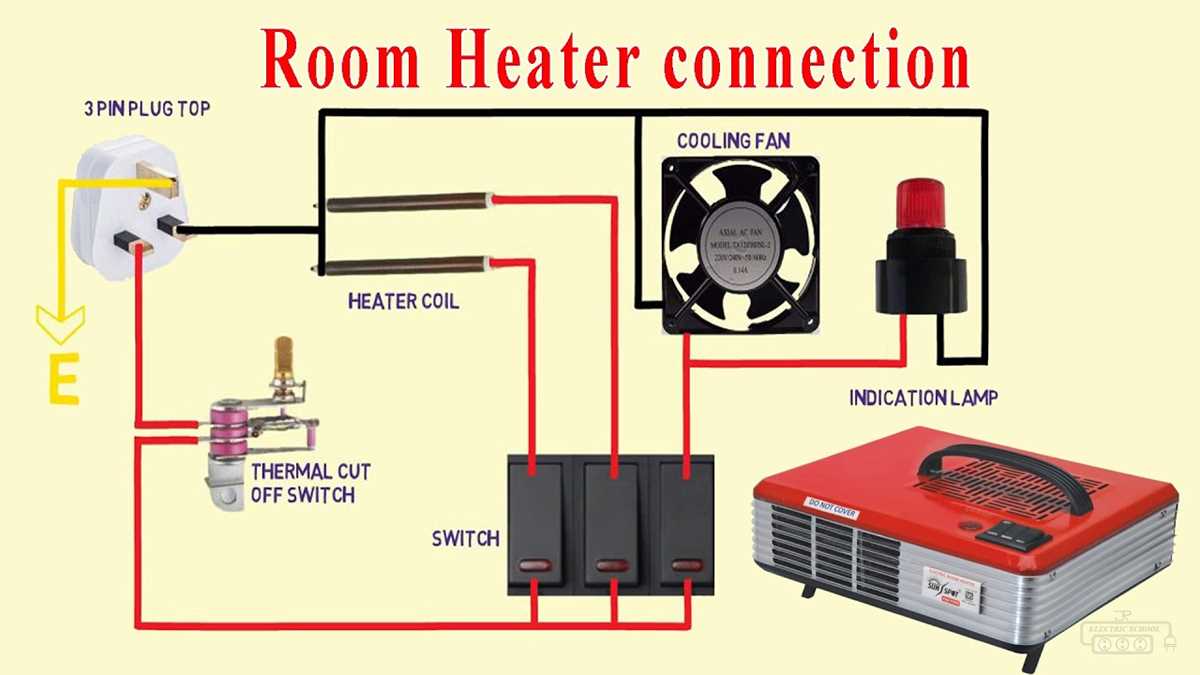 electric heater schematic diagram