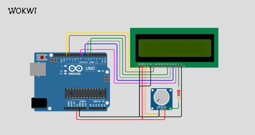 lcd circuit diagram arduino