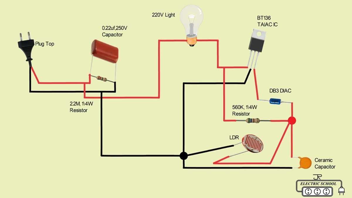 automatic on off light switch circuit diagram automatic on off light switch circuit diagram