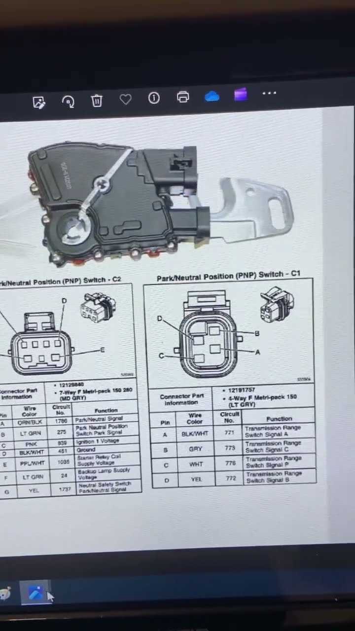 2002 chevy silverado neutral safety switch wiring diagram