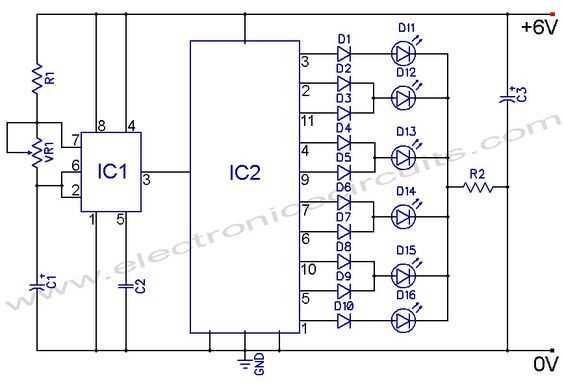 knight rider schematic diagram