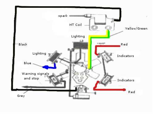 moped ignition wiring diagram