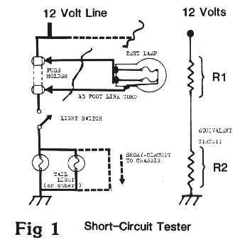 lamp test circuit diagram
