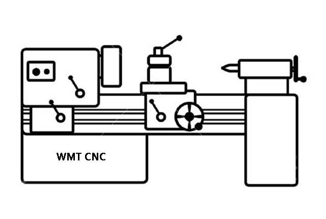 lathe machine schematic diagram