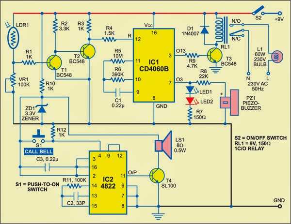 simple bell circuit diagram simple bell circuit diagram