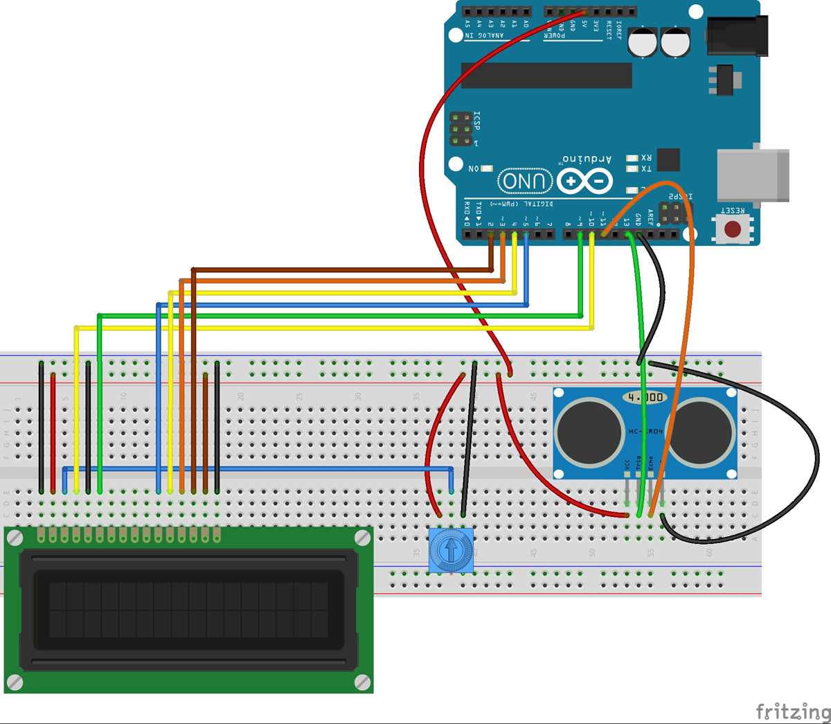 lcd circuit diagram arduino