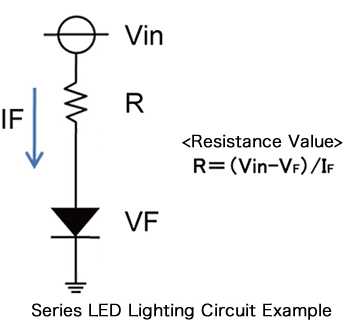 led in series circuit diagram