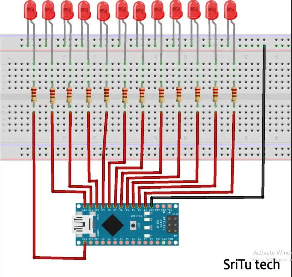 led knight rider circuit diagram