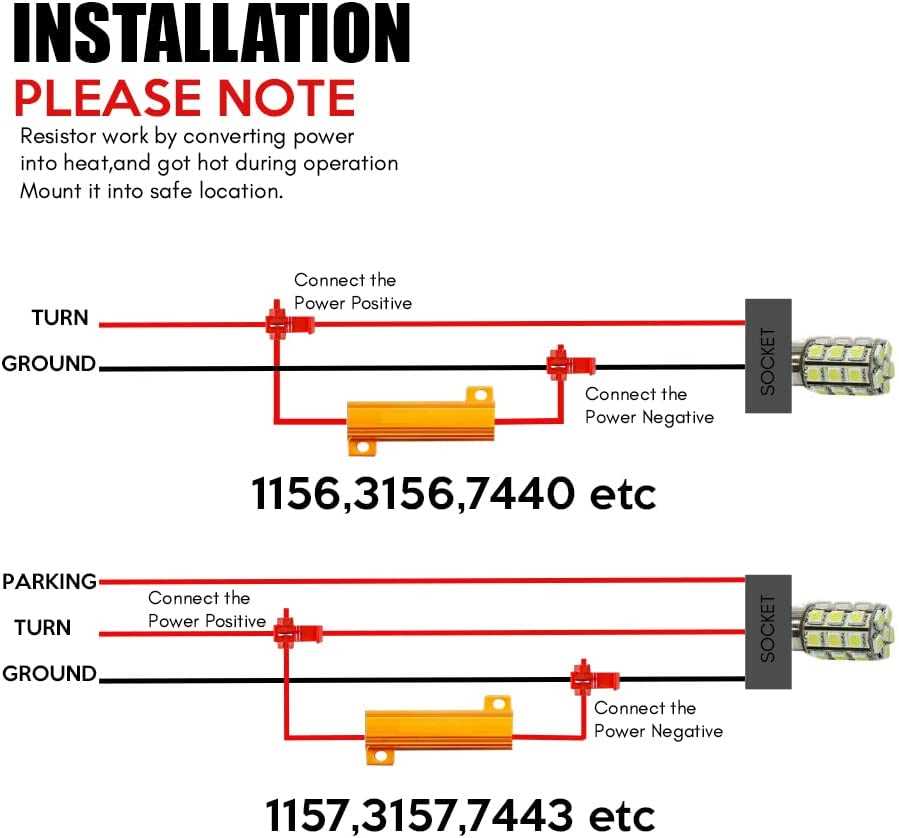 led load resistor wiring diagram
