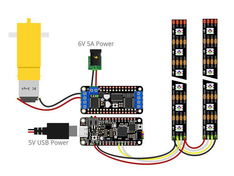 led moving display board circuit diagram